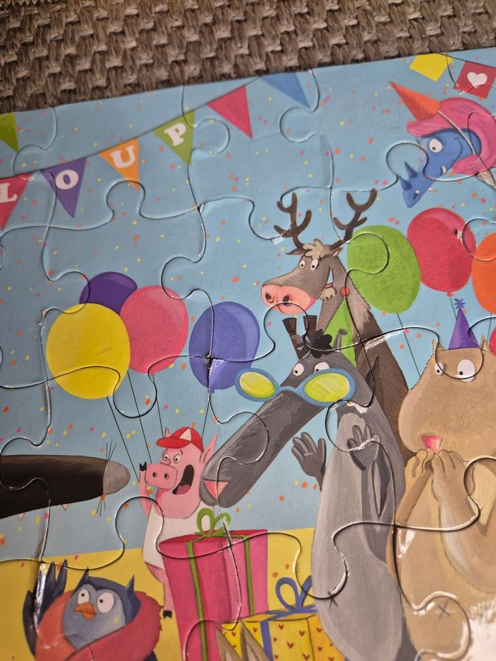 Puzzle inédit "Loup" 54 pièces - à partir de 3 ans - photo numéro 5