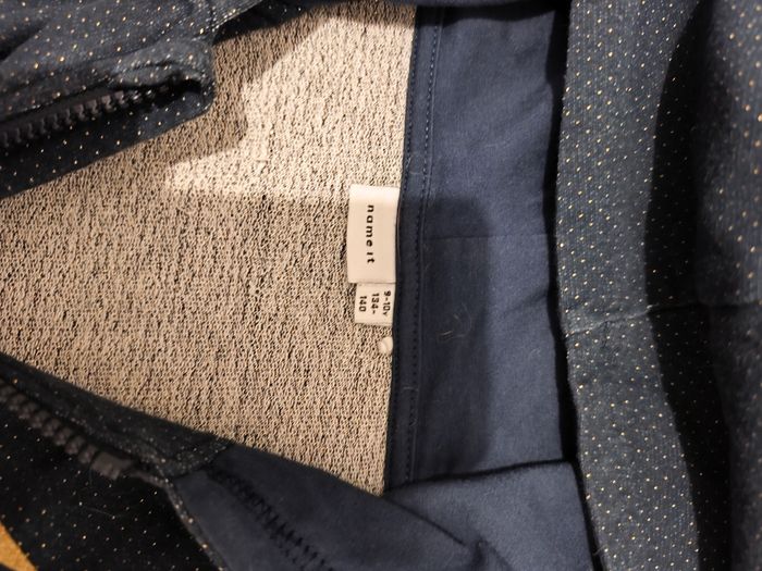 Veste à capuche bleu marine - photo numéro 2