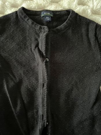 Gilet noir Kiabi fille