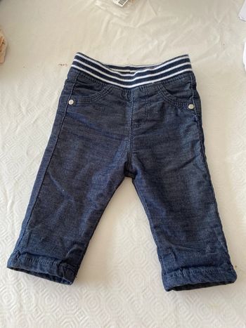 Pantalon bébé garçon 3 mois 59 cm façon Jean