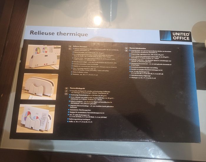 Relieuse thermique - photo numéro 3