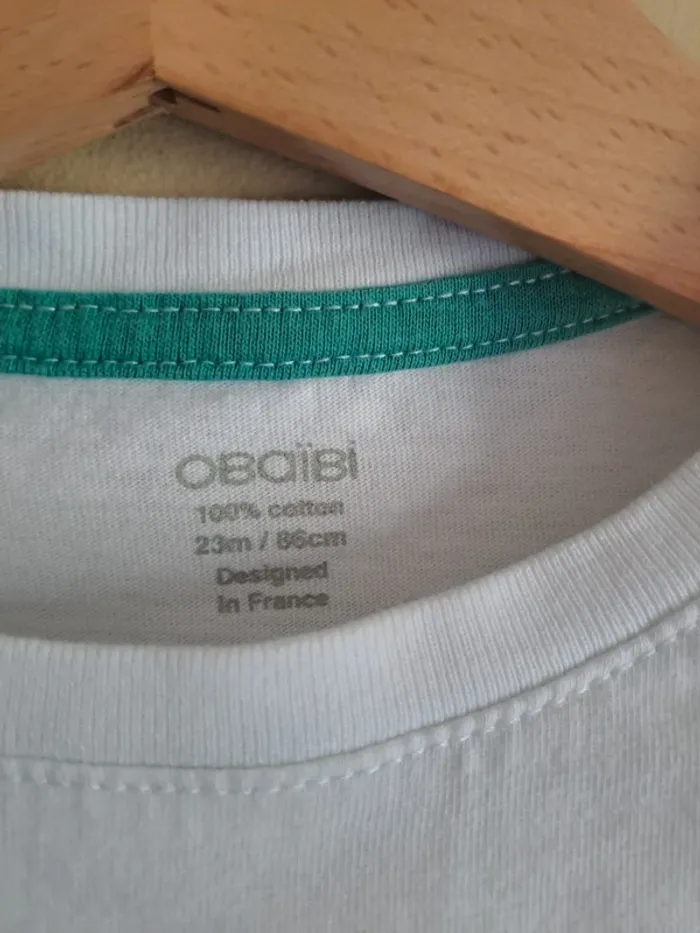T-shirt garçon Obaïbi 23 mois comme neuf - photo numéro 5
