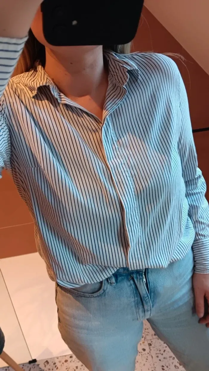Chemise à rayures bleu - photo numéro 9