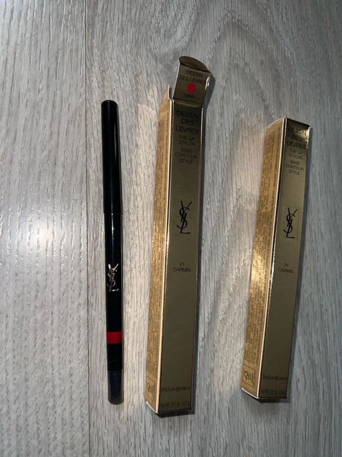 Lot de 2 Crayon à lèvre avec taille crayon d’un côté ( neuf ) - photo numéro 7