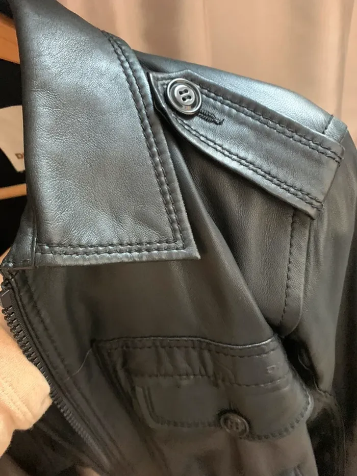 Veste en cuir Diesel homme - photo numéro 9