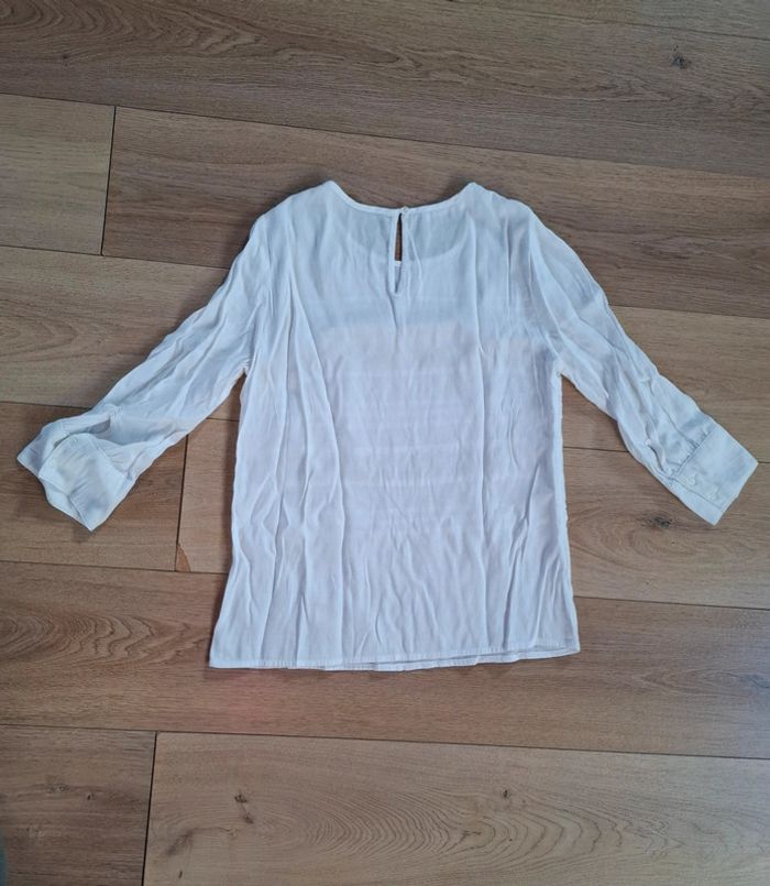 Blouse blanche manches 3/4 promod
Taille S - photo numéro 2
