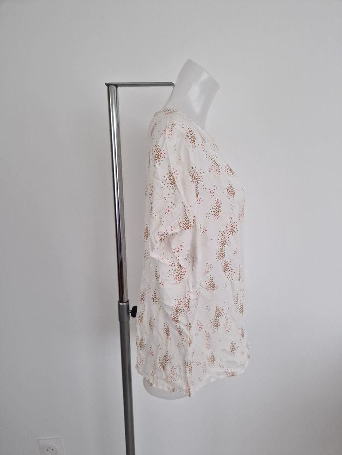 Haut blanc à motif coeurs envolés, Bermudes - photo numéro 7