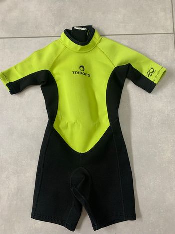 Combinaison plongée natation garçon 5/6 ans Tribord