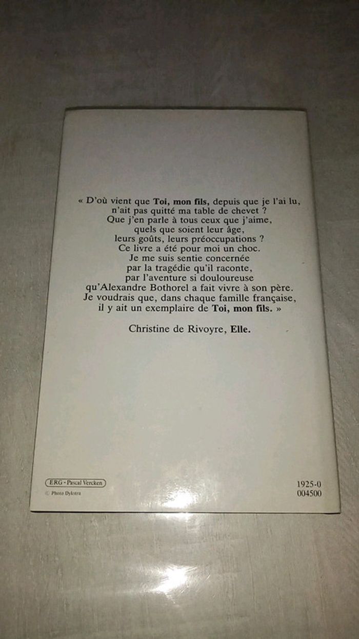 Toi, mon fils - photo numéro 3