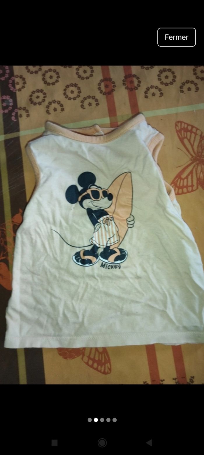 Débardeur Mickey e75 - photo numéro 4