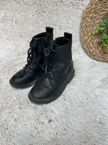 Bottines à lacet noir - Taille 27 - Primark 