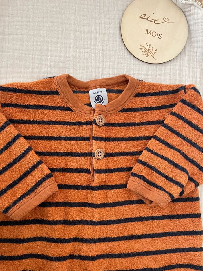 Combinaison bébé petit bateau 6 mois - photo numéro 2