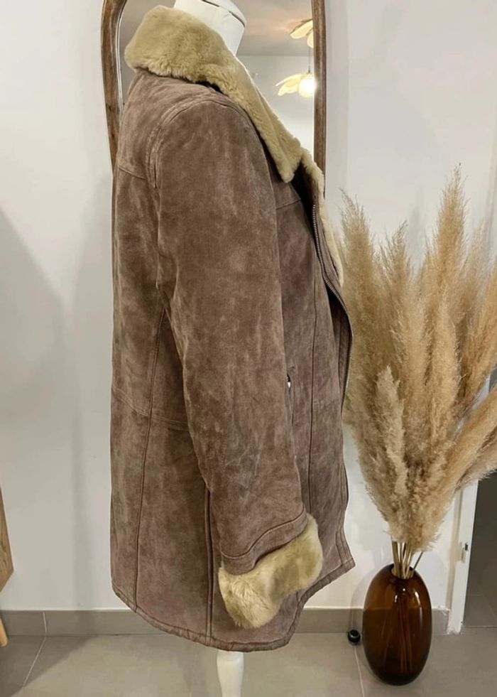 Blouson en cuir et fausse fourrure Oakwood - photo numéro 2