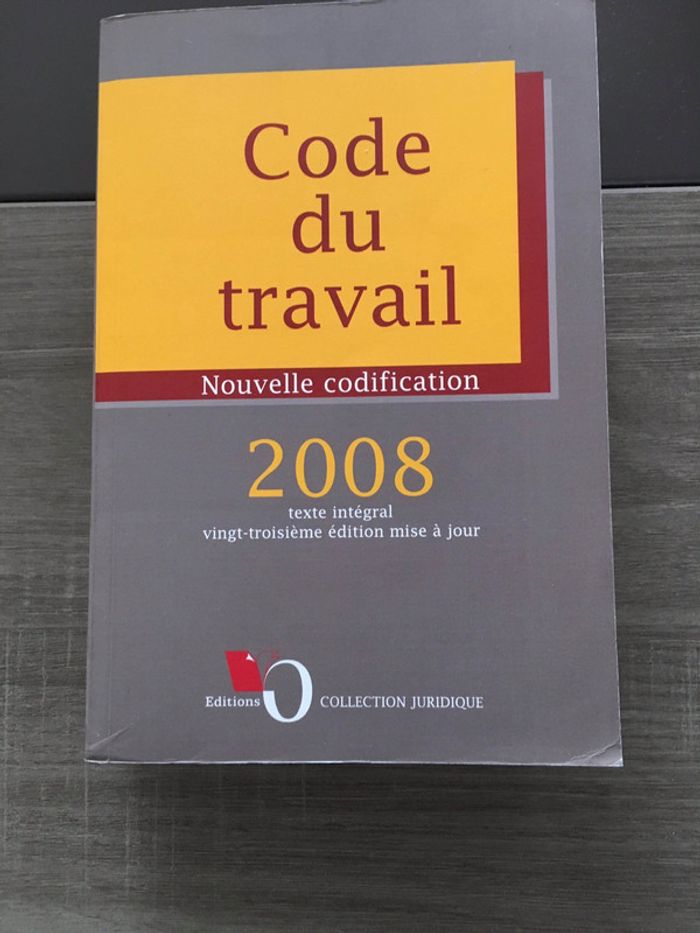 Code du travail 2008