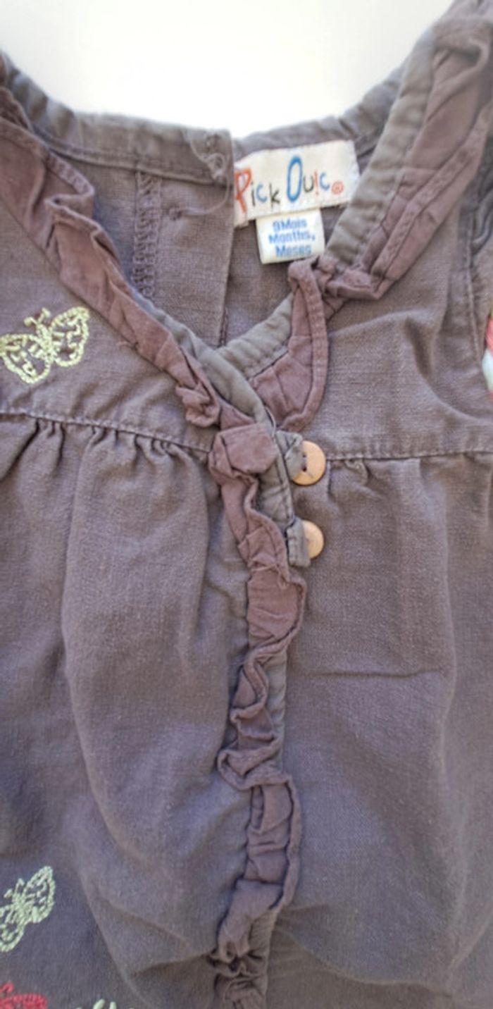 Lot de 2 robes filles 9 mois - photo numéro 8