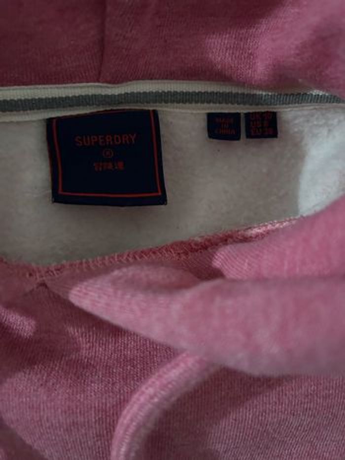 Sweat superdry rose 38 - photo numéro 5