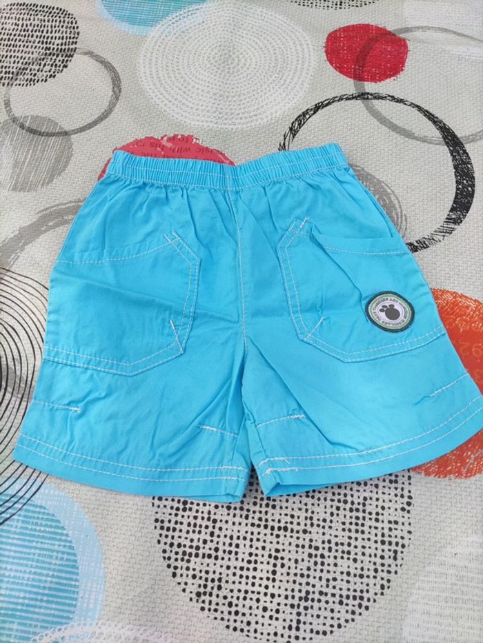 Lot de 2 Shorts taille 6 mois - photo numéro 2