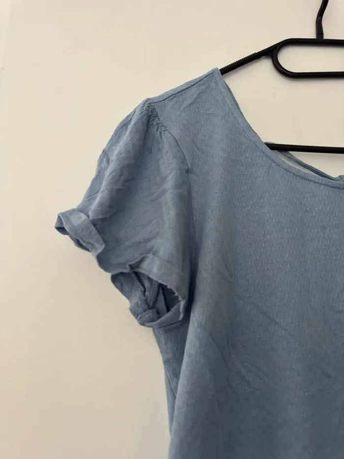 Haut bleu effet dos nu Bonobo - photo numéro 3