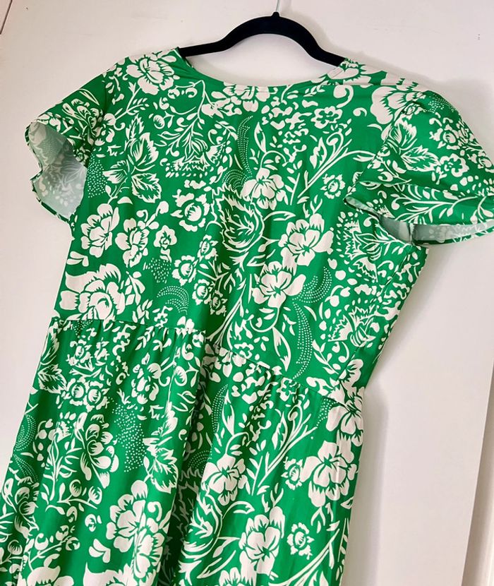 Robe imprimée fleurs taille L - photo numéro 2