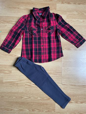 Ensemble chemise legging 3 ans