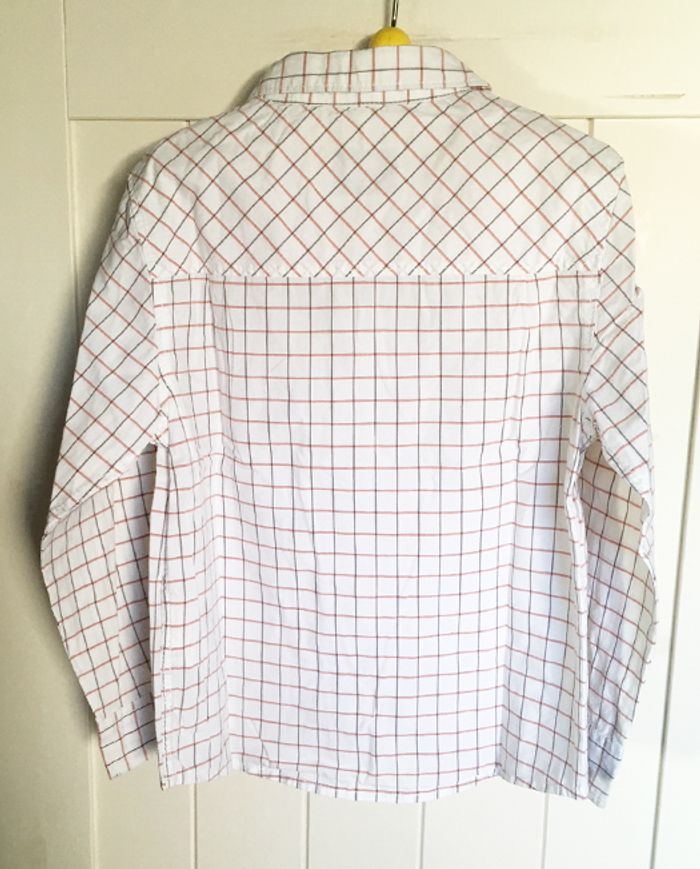 Chemise manches longues à carreaux OKAIDI 6 ans - photo numéro 2