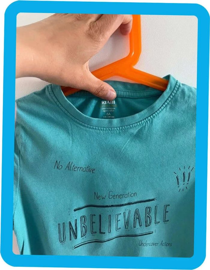 Joli t-shirt manches courtes 6 ans kiabi - photo numéro 3