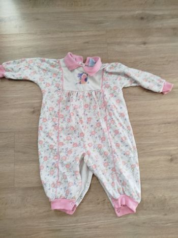 Combinaison fille vintage 6 9 mois