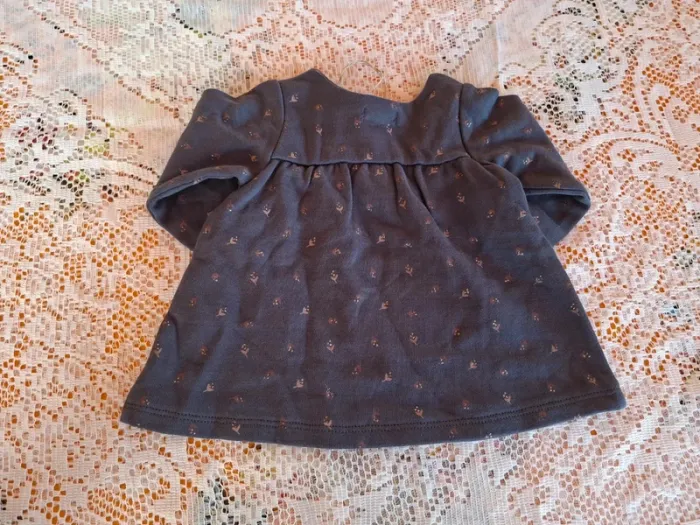 Robe bébé KIABI bleue foncé à motifs 6 mois neuve - Éco Conception - photo numéro 2