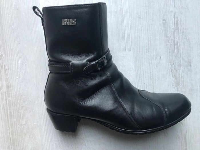 Bottines moto femme cuir « ixs » comme NEUVES - photo numéro 3