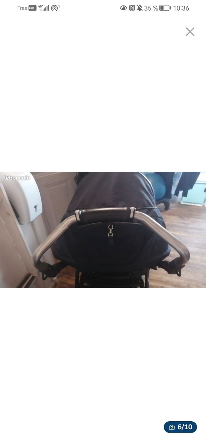 Poussette peg perego book noire avec pare soleil - photo numéro 5