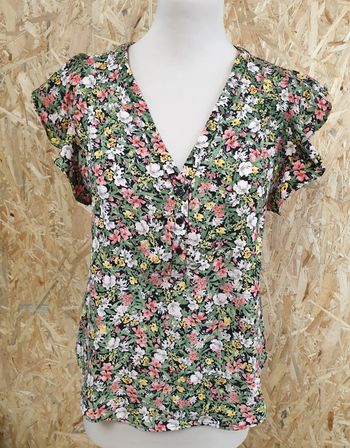 Blouse Tunique fleurie Zara XS