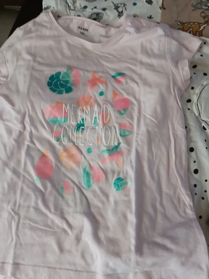 Lot tee-shirt 10 ans Bambi adidas orchestra - photo numéro 3