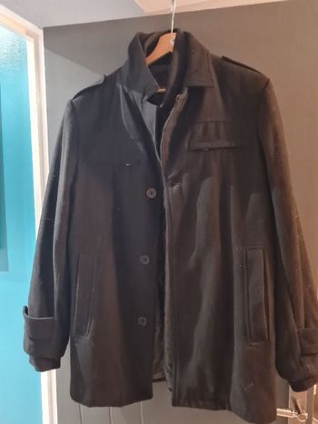 Manteau noir homme
