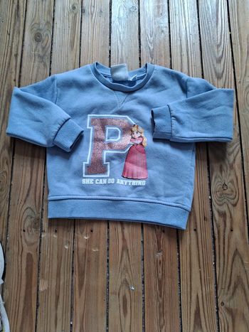 Pull the super mario taille 2/3 ans