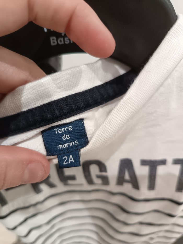 Tee-shirt manches longues 24 mois Terre de marins - photo numéro 4