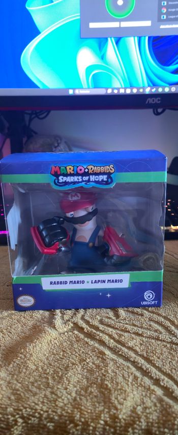 Figurine Mario lapin du jeu vidéo Sparks of Hope