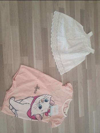 Lot combishort et robe 12mois neufs Disney
