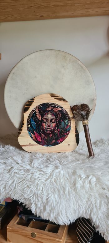 Support tambour chamanique