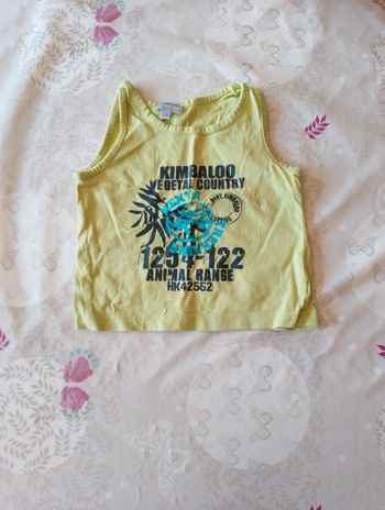 Tee shirt débardeur 24 mois