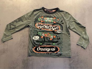 T-shirt manches longues « skate » Desigual taille 5/6 ans