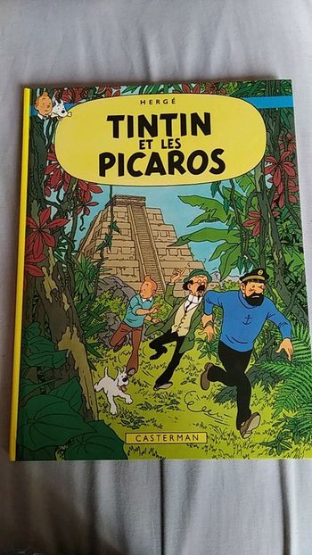 Livre bd tintin et les picaros 🖤