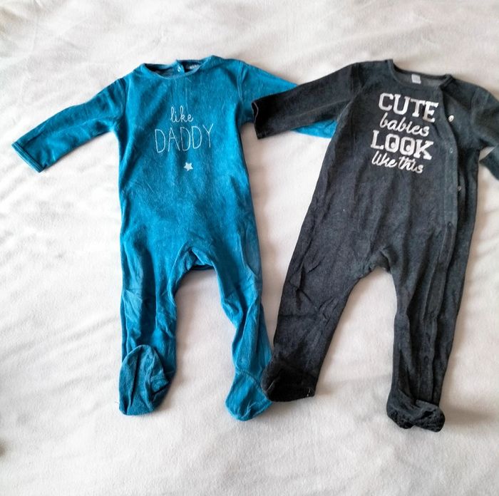 Lot de pyjama bébé garçon 18 mois - photo numéro 3