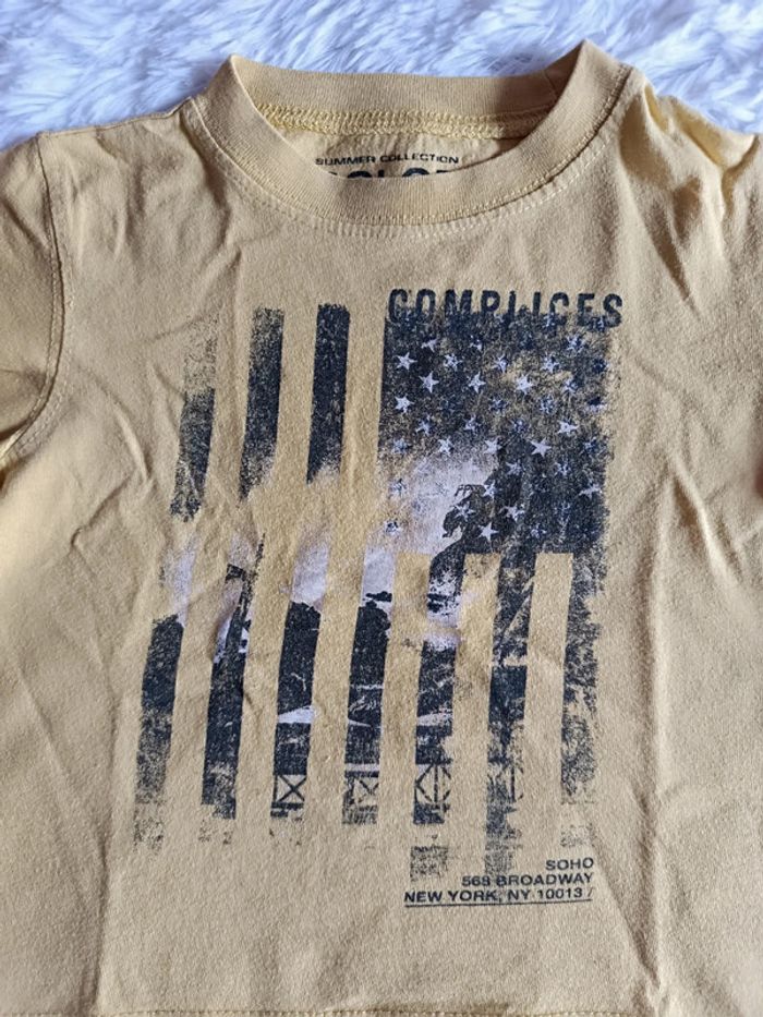 T-shirt manches courtes flags T. 3 ans Complices - photo numéro 3