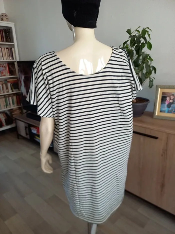 Robe tunique rayée T46/48 - photo numéro 6