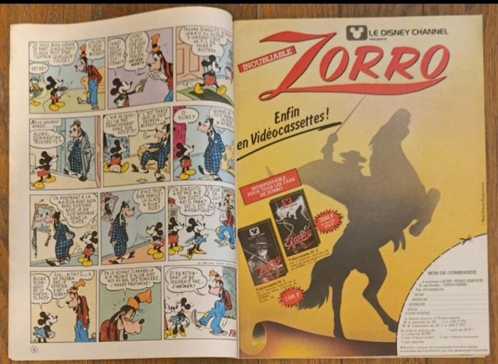 Ancien journal de Mickey n°spécial 32 pages parcs euro Disneyland 1986 N°1754 vintage - photo numéro 9