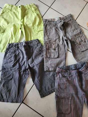 Lots bermudas garçon