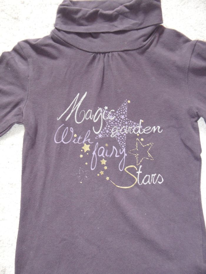 Sous pull fantaisie fille, taille 6 ans - photo numéro 2