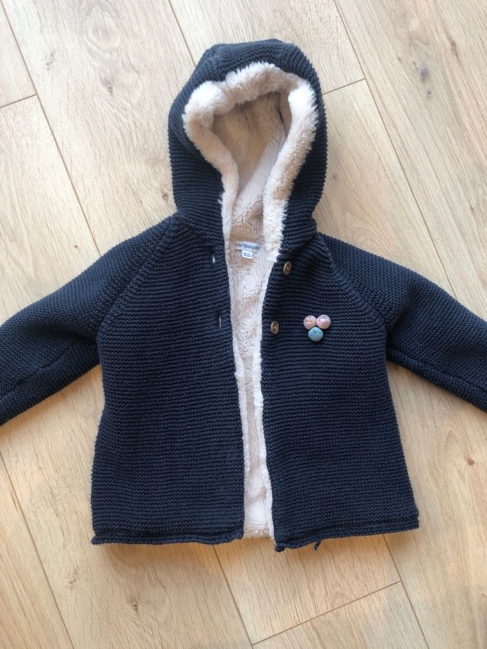 Veste fourrée et douce vertbaudet
