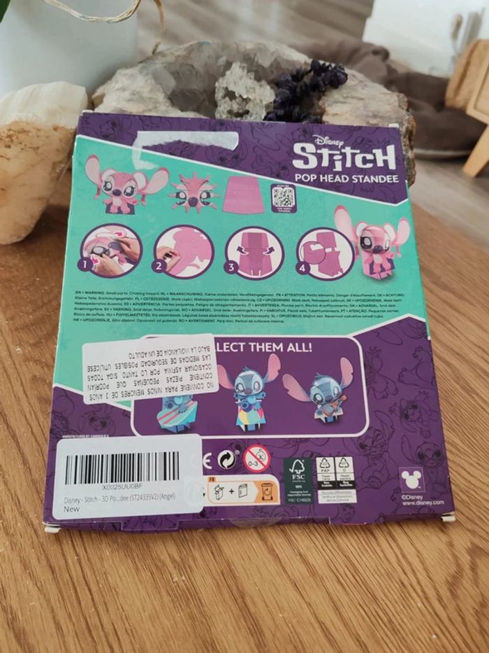 Figurine 3D Disney Stitch – Angel Pop Head Stande - photo numéro 2
