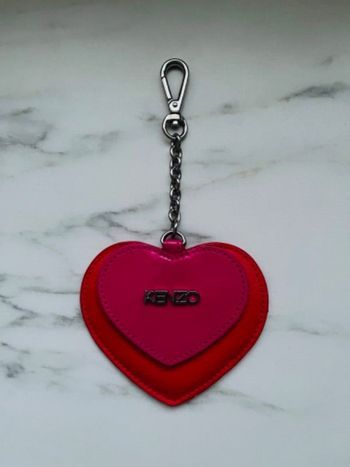 Porte-clés double- cœur Kenzo